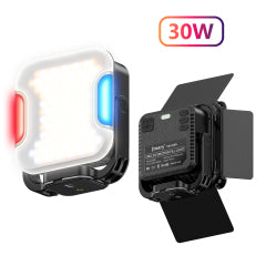 Luz LED Portátil Jmary FM-328R | Potência de 30W para Camping e Vídeo – Bateria de 5400mAh e Bi-Color (2500-9000K)