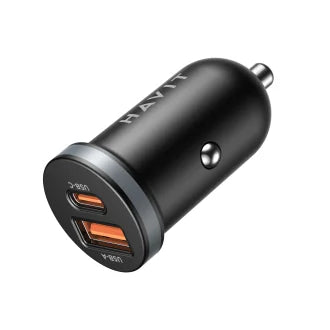 Carregador de Carro HAVIT CC2043 – Dual USB Fast Charge