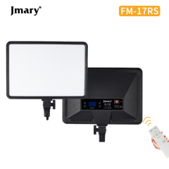 Painel de LED Jmary FM-17RS Soft Light 17" | 40W de Potência e Bi-Color (3000-6500K) – Iluminação Profissional para Vídeo e Fotografia