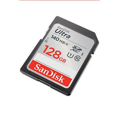 SanDisk Ultra 128GB SD Card SDXC Class 10 UHS-I com Velocidade de Leitura de 140MB/s