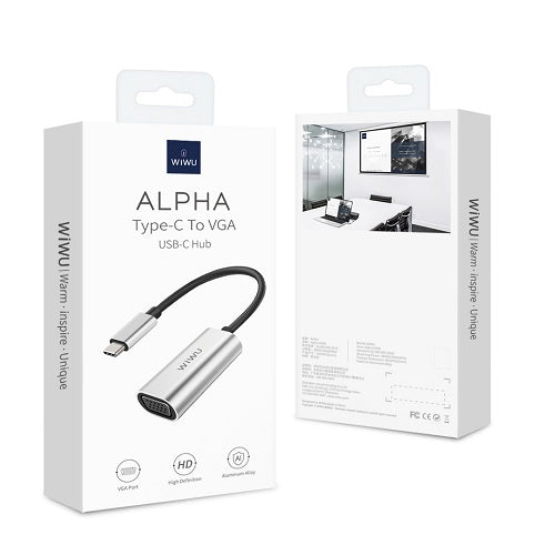 Adaptador Wiwu Alpha Type-C para VGA
