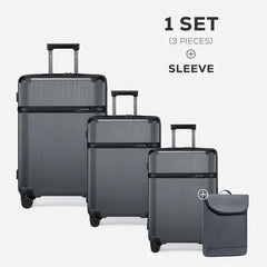 Mala de Viagem Arctic Hunter LGX001 – Conjunto de 3 Peças (20” + 24” + 28”)