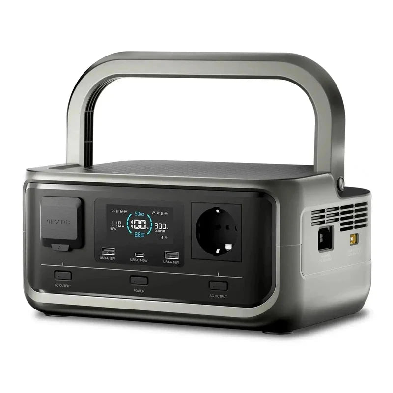 Estação de Energia Portátil ALLPOWERS P300 | 256Wh, 300W – Bateria LiFePO4 com Função UPS