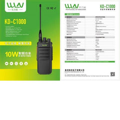 Intercomunicador Profissional Port?til KD-C1000