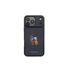 Capa de Proteção Traseira Santa Barbara Polo & Racquet Club em Couro Premium com MagSafe para Smartphone Apple iPhone 17 Pro Max / iPhone 18 Pro Max (6.9")