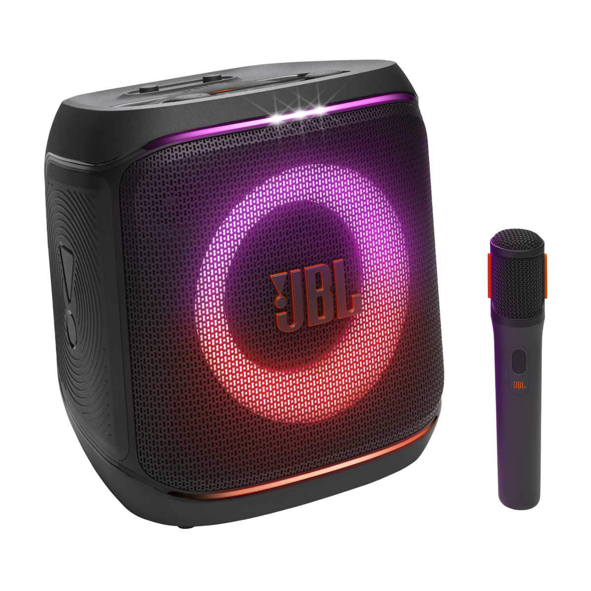 JBL PartyBox Encore 2 Mic – Coluna Portátil Bluetooth com 2 Microfones Sem Fios