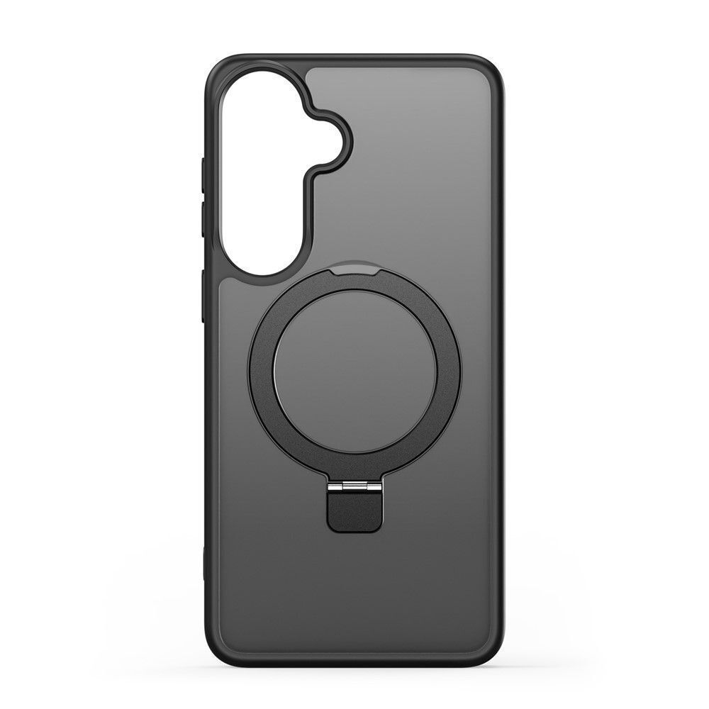 Capa VAWI Vanquish MagSafe Transparente com Suporte Stand de Anel e Proteção de Câmara para Smartphone Samsung Galaxy A57 - Transparente com Anel Preto
