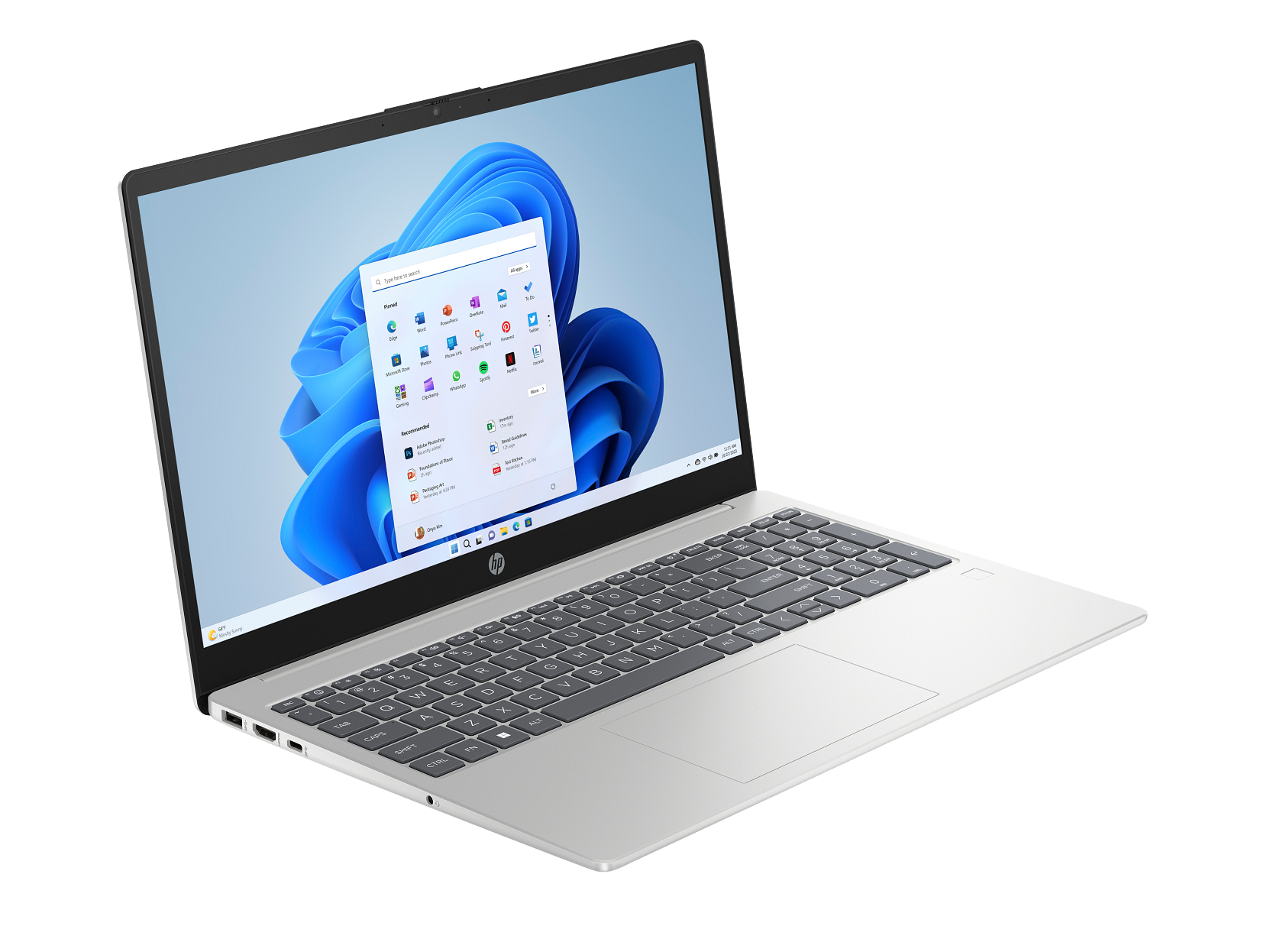 LAPTOP HP 15-fd0154wm | PRODUTIVIDADE E INTELIGÊNCIA ARTIFICIAL Grandes Destaques: Processador Intel® Core™ Ultra 5 | Ecrã IPS Touchscreen de 15.6" | Gráficos Intel® Arc™