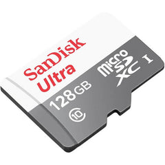 SanDisk Ultra Micro SD Card 128GB UHS-I SDXC Class 10 com Velocidade de Leitura de 100MB/s