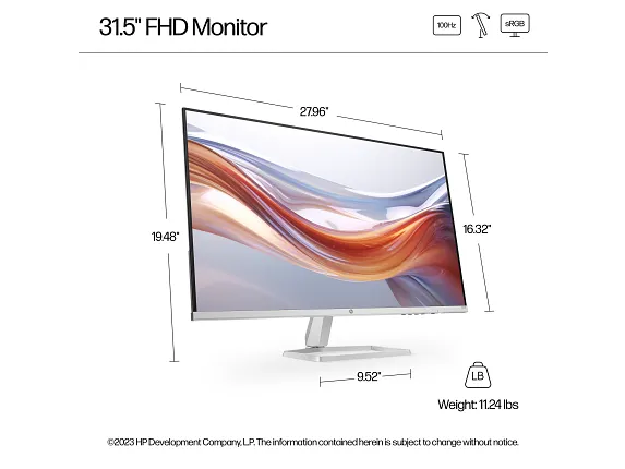 Monitor HP Series 5 31,5" FHD (Modelo 532sf)