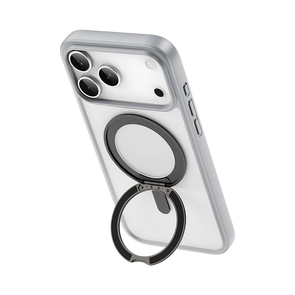 Capa Magnética WiWU FGG-202 para iPhone 17 – Macia com Suporte e Proteção Anti-Choque