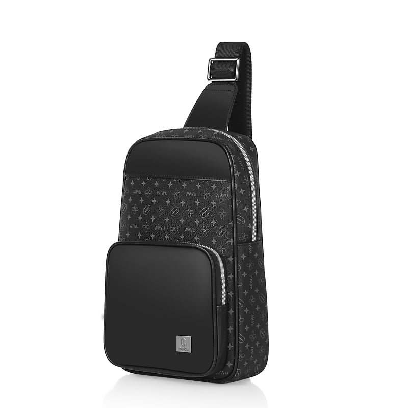 WIWU Master Fingerprint Lock Crossbody Chest Bag