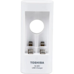 Carregador Toshiba USB para Pilhas AA/AAA TNHC-6GME2 com 2 Pilhas AA Inclusas