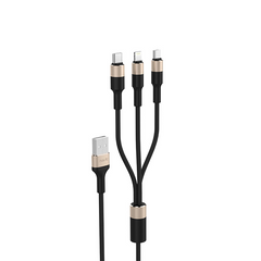 Havit H691 Cabo de Dados e Carregamento 3 em 1 de 1,2m