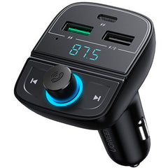 UGREEN Bluetooth Car Charger (5.0+PD+QC3.0+USB Flash Drive+TF) - Preto