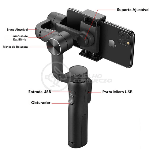 S5B Handheld 3-Axis Gimbal Stabilizer