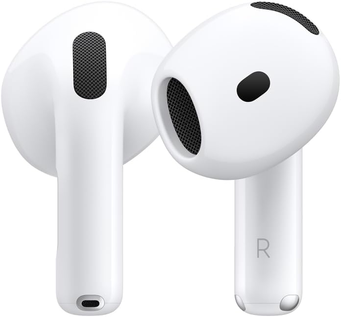 Apple AirPods 4 | Chip H2, Áudio Espacial e Estojo de Recarga USB-C
