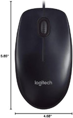 Logitech M90 Wired USB Optical Mouse
