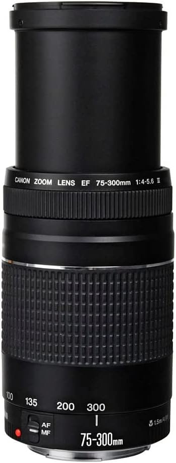 Canon EF 75-300mm f/4-5.6 III – Teleobjetiva Zoom para Câmeras Canon EOS