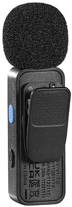 Microfone lapela sem fios BOYA BY-V10 USB-C