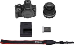 Câmera Canon EOS R100 Mirrorless com Lente RF-S 18-45mm