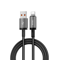 Cabo WiWU Titanlink Wi-C055 USB-A para Lightning | Carregamento Otimizado 2.4A e Dados 480Mbps – 1 Metro em Nylon Trançado Reforçado
