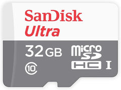 SanDisk Cartão de Memória Ultra 32GB Micro SD HC Classe 10 – SDSQUNB-032G-GN3MN