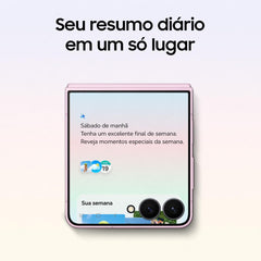 Smartphone Dobrável Samsung Galaxy Z Flip8 5G 12GB RAM 256GB Tela 6,9" Dynamic AMOLED 2X Processador Exynos 2600