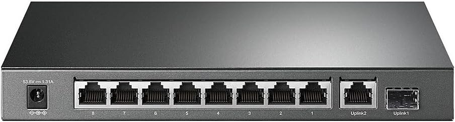 🖧 TP‑Link TL‑SG1210P – Switch Gigabit com 8 Portas PoE+ (Desktop/Rack)