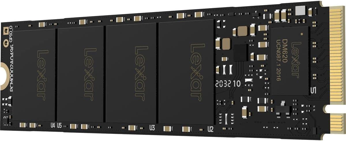 SSD Lexar NM620 1TB NVMe M.2 2280 (Leitura até 3500MB/s e Gravação até 3000MB/s)