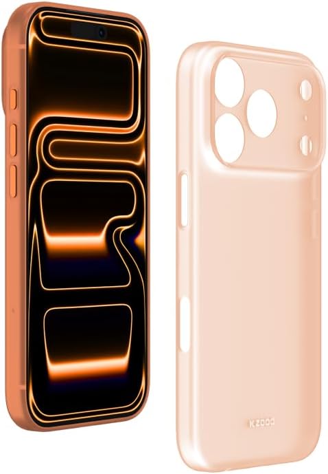 Capa KZDOO Air Skin Ultra Fina em PP para Smartphone Apple iPhone 17 Pro / iPhone 18 Pro / iPhone 17 Pro Max / iPhone 18 Pro Max - Acabamento Fosco Premium