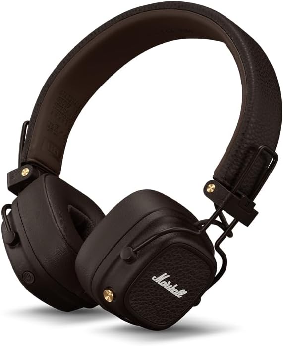 Marshall Major V | Fones de Ouvido Bluetooth On-Ear – Autonomia de 100h e Design Clássico