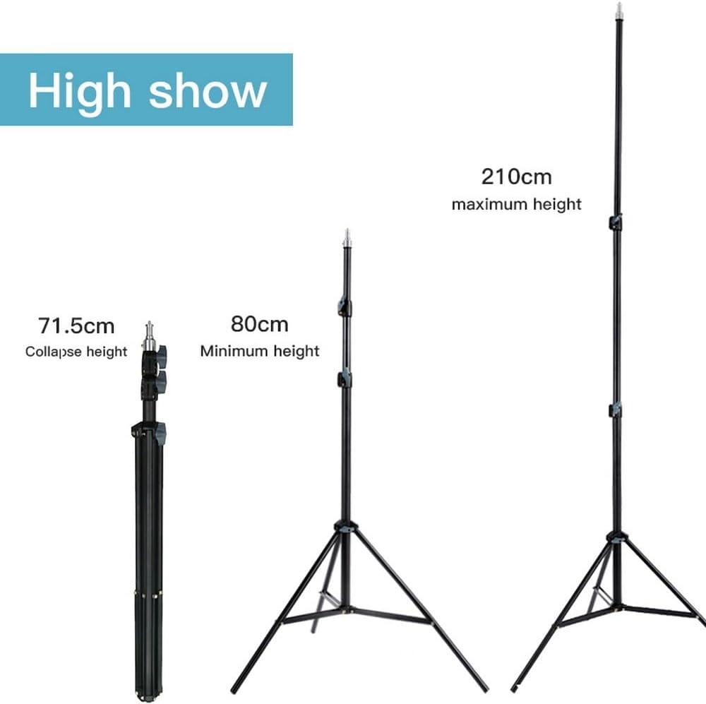 Tripé Profissional Jmary MT-75 | Altura de 2.10m – Cabeça Giratória Panorâmica e Carga até 5kg