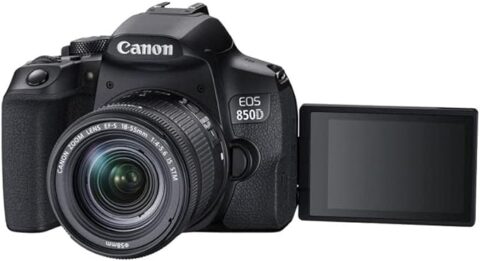 Canon EOS 850D – Câmera DSLR Avançada com Vídeo 4K e Autofoco Dual Pixel