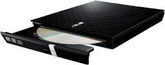 Gravador e Leitor de DVD/CD Externo ASUS SDRW-08D2S-U LITE | Design Slim Portátil com Acabamento Diamante, Encriptação de Dados e Interface Drag-and-Burn
