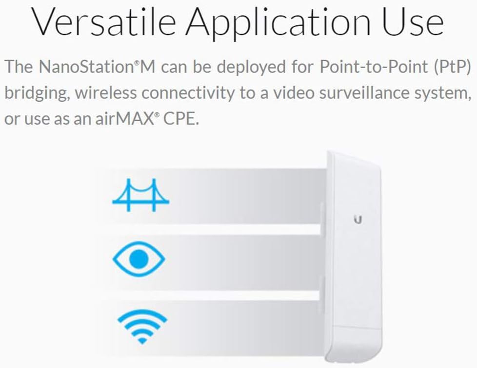 Ubiquiti NanoStation M5 – 5 GHz – Até 150 Mbps