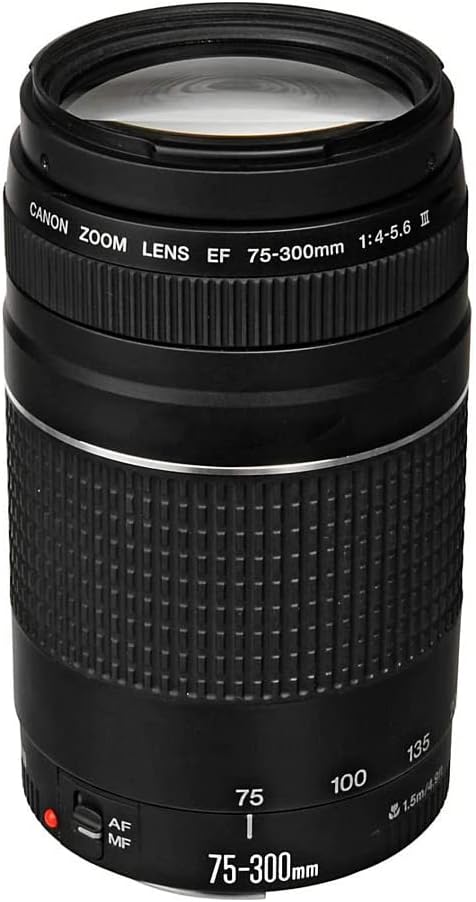 Canon EF 75-300mm f/4-5.6 III – Teleobjetiva Zoom para Câmeras Canon EOS