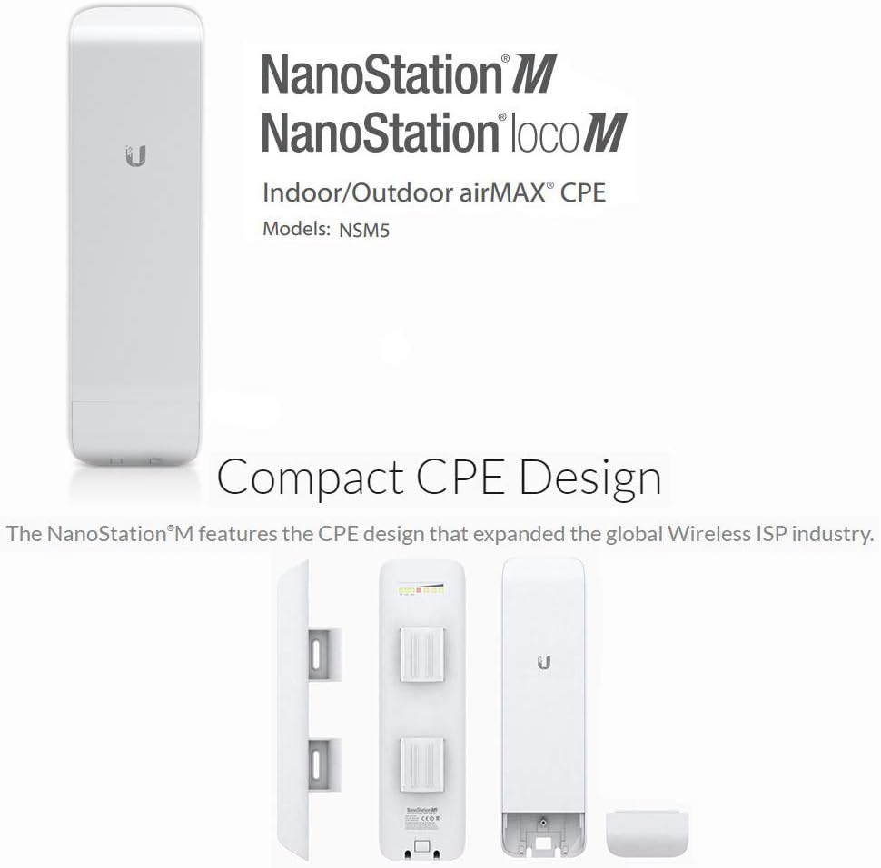 Ubiquiti NanoStation M5 – 5 GHz – Até 150 Mbps