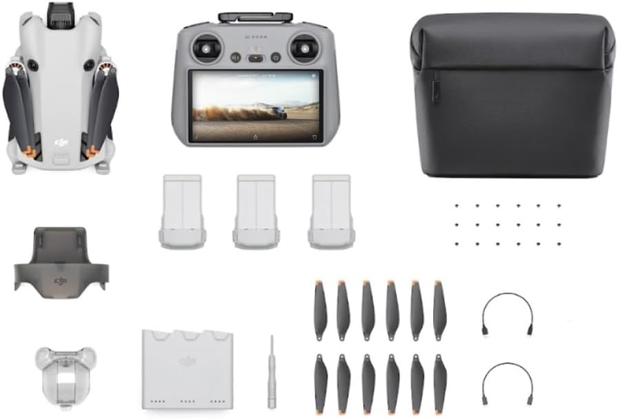 DJI Mini 4 Pro com Controlador RC-N2 – Drone Dobrável com Câmera 4K, Sensor de Obstáculos e Transmissão de Longo Alcance