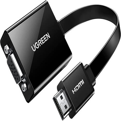 UGreen 40248 HDMI To VGA W/AUD+Micro USB Power-BK