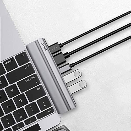 WiWU T9 8‐in‐1 USB-C Hub (Aluminum Alloy Case)