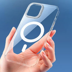 WIWU Ultra Thin Magnetic Clear Case para iPhone 14 Pro (6.1") – Transparente