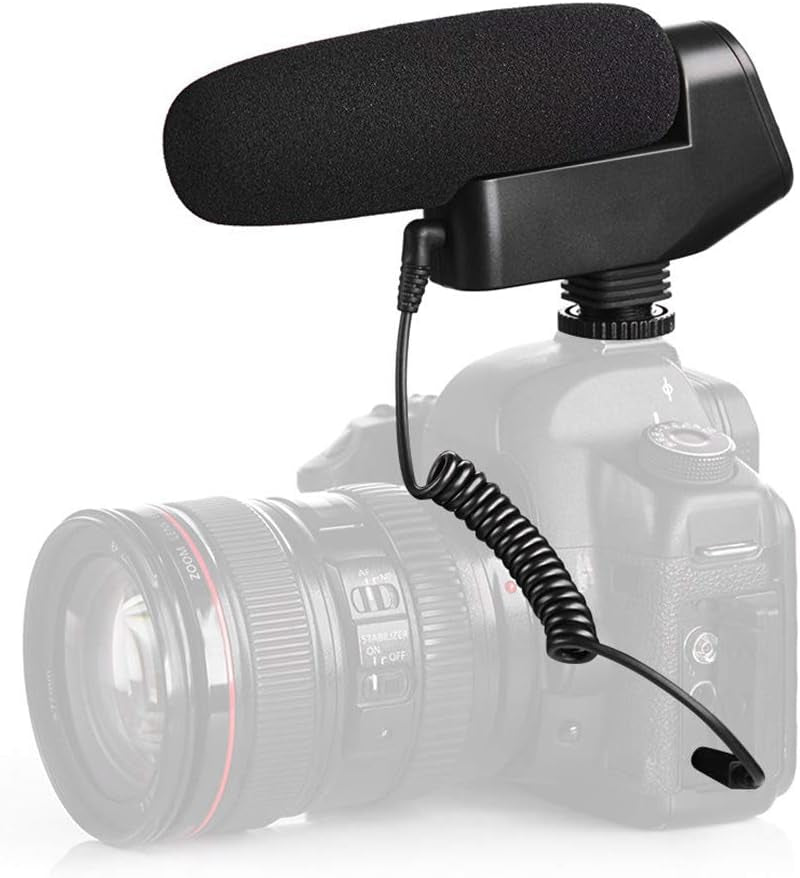 Microfone Condensador BOYA BY-VM600 para Câmeras DSLR