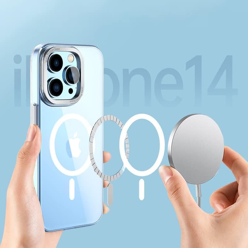 WIWU Ultra Thin Magnetic Clear Case para iPhone 14 Pro (6.1") – Transparente