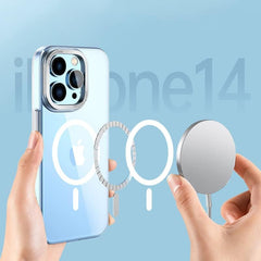 WIWU Ultra Thin Magnetic Clear Case para iPhone 14 Pro (6.1") – Transparente