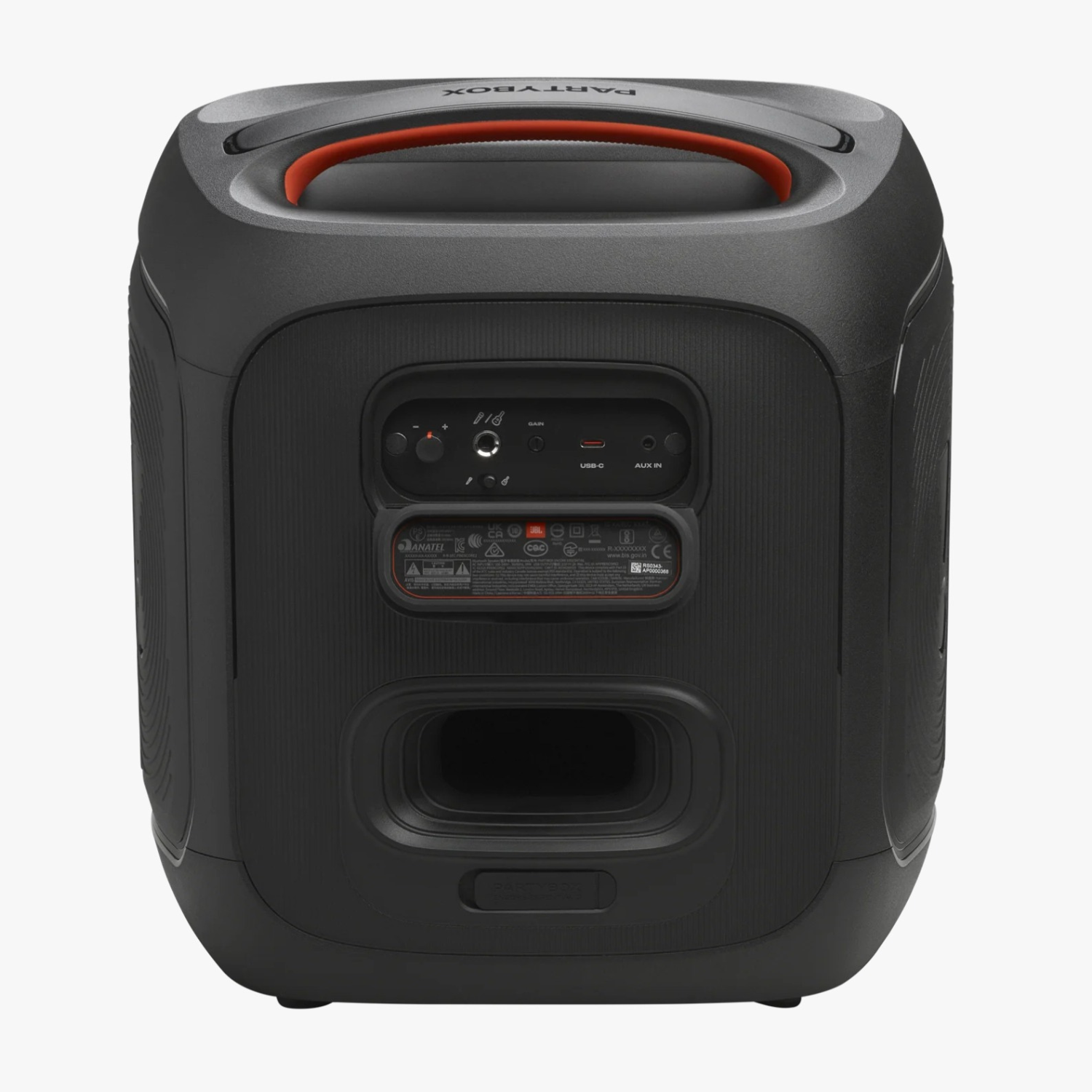 JBL PartyBox Encore 2 Mic – Coluna Portátil Bluetooth com 2 Microfones Sem Fios