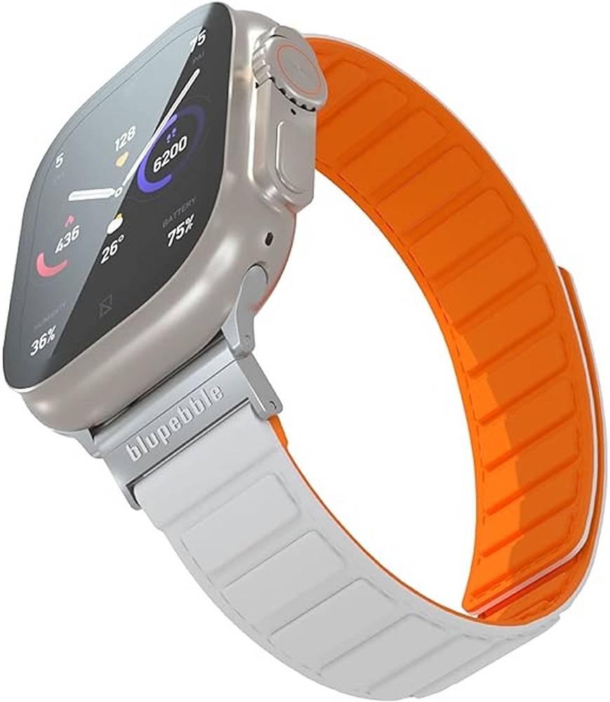 Pulseira Magnética Blupebble Etna para Apple Watch (49/45/44/42 mm), modelo BP‑ETNA49‑WHOR