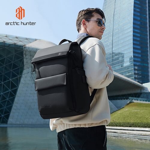 Arctic Hunter B00562 - Mochila Casual para Laptop com Porta USB
