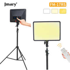 Painel de LED Jmary FM-17RS Soft Light 17" | 40W de Potência e Bi-Color (3000-6500K) – Iluminação Profissional para Vídeo e Fotografia