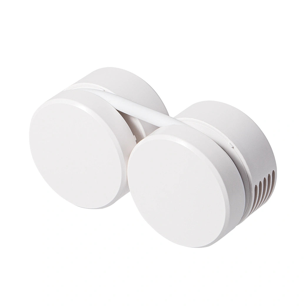 Ventilador de Pescoço Portátil WiWU FlexiTwins (Wi-FS014) | Cabeça Dupla Articulada, 3 Níveis de Velocidade e Bateria Recarregável de 1600mAh